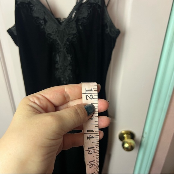 Vintage 90's Y2K Caché Velvet Maxi Slip Dress - Picture 13 of 14